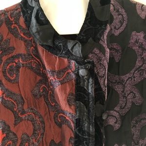 Jacket- brocade mixed fabric- beautiful!
